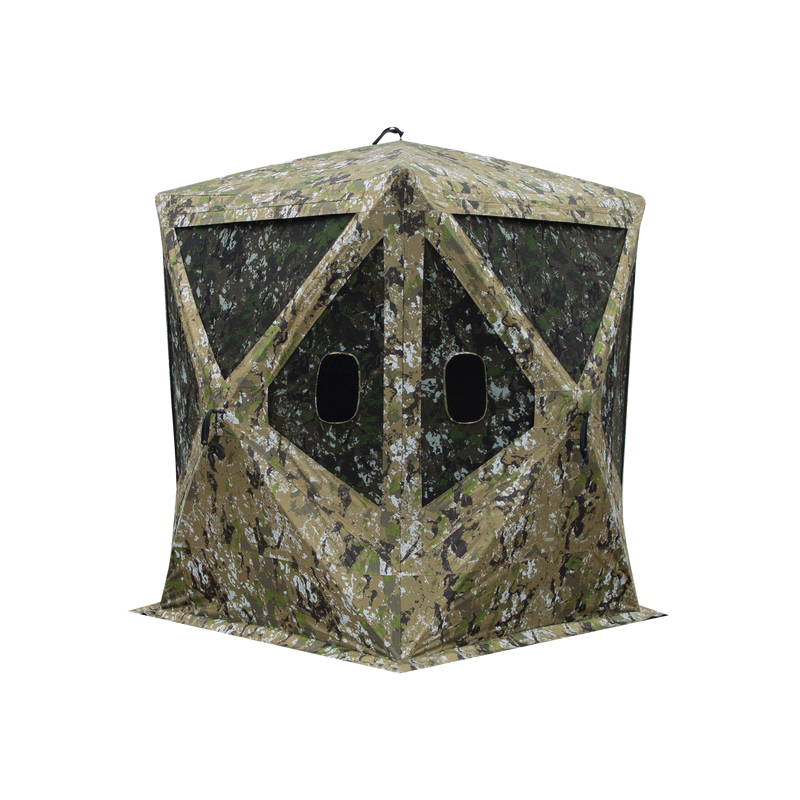 Barronett Blinds Big Mike 59" x 59" x 80" Vertical Corner Blind, Crater Thrive Camouflage