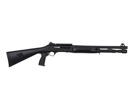 Panzer Arms M4 Tactical 12 Gauge Shotgun 18.5" Semi Auto, Black - PAM4TSSB