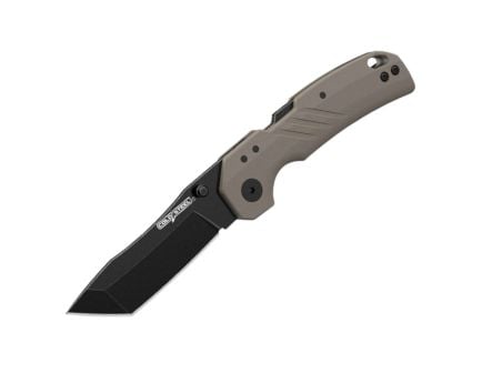 Cold Steel Engage Folding Knife Tanto Flat Dark Earth - Tactical Blade, Strong Lockback, Ideal for EDC and Tactical Use - CS-FL-30DPLT-BFZ