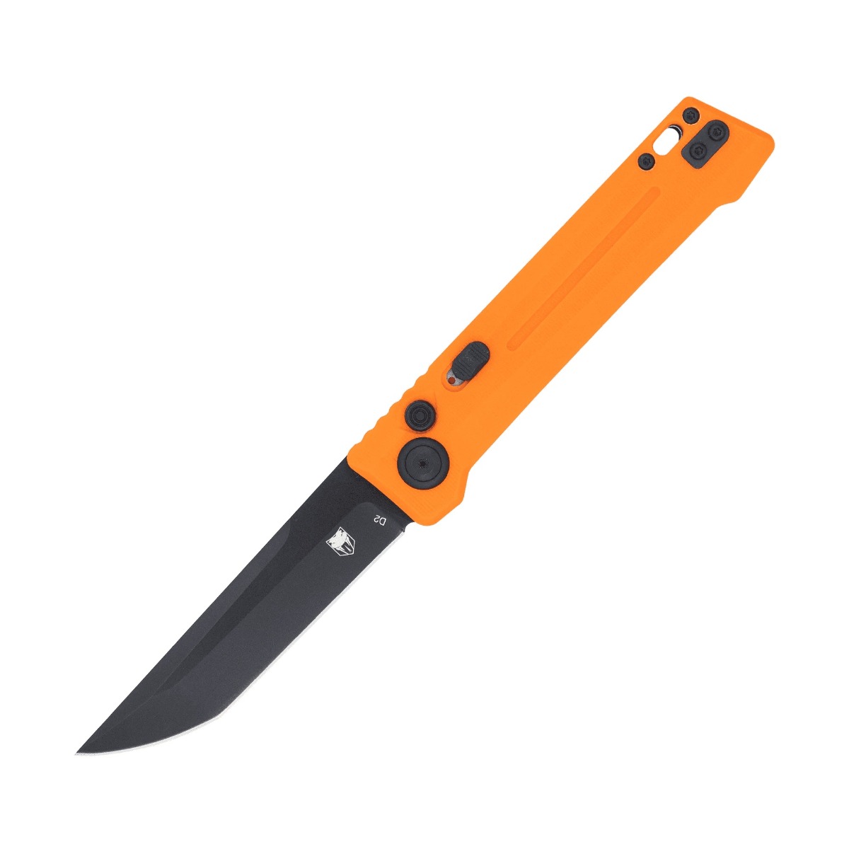 CobraTec Knives Inferno Folding Tanto Knife, Orange - CTIFRORG