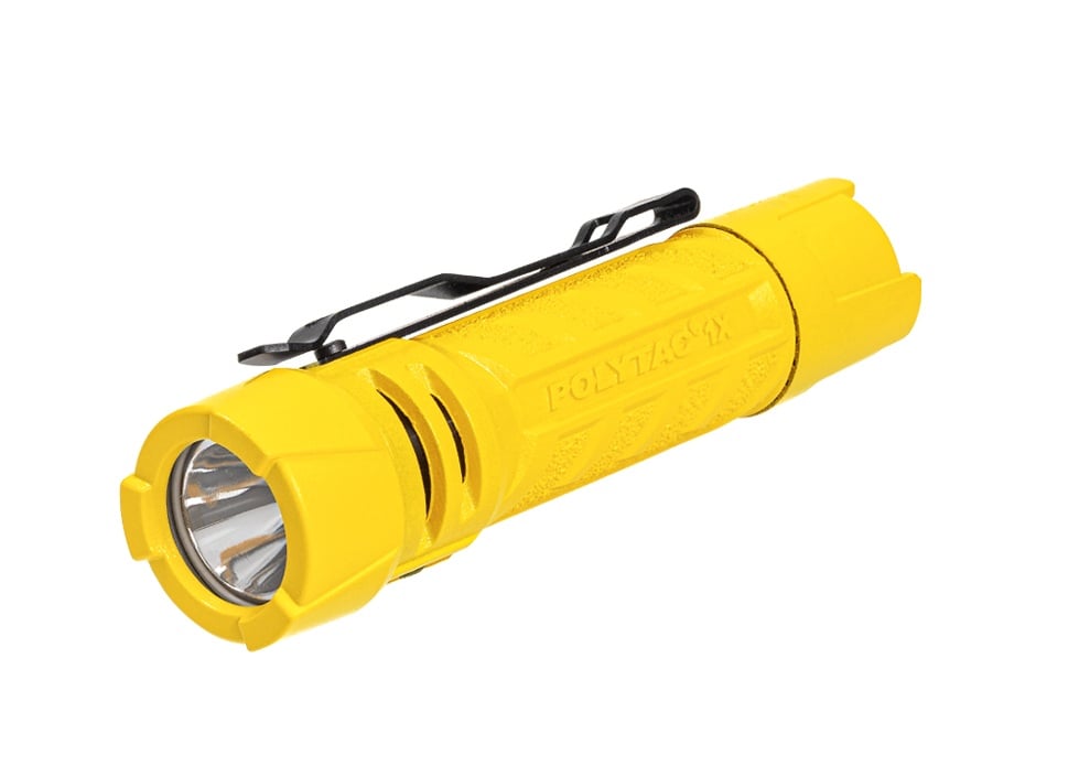 Streamlight Polytac 1X Handheld Flashlight w/ Battery Pack 500 Lumen, Yellow - 86003