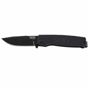 Sog-Knives SOG Terminus Bowie Folding Knife 3" Blade Black