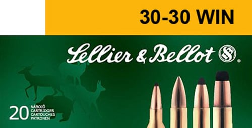 Sellier & Bellot 150 gr Semi-Jacketed Soft Point .30-30 Win Ammo, 20/box - SB3030A