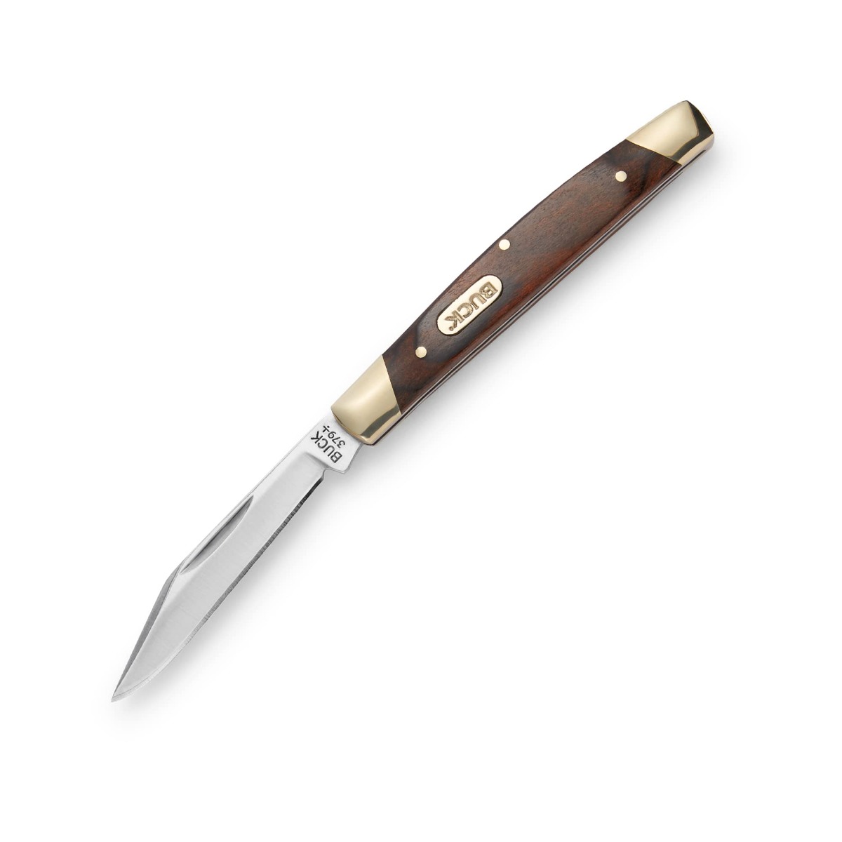 Buck 379 Solo Folding Clip Point Knife, Burlwood - 0379BRS-B