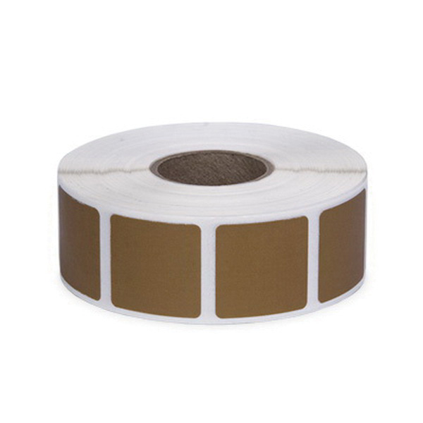 Action Target Law Enforcement 0.875" Square Self-Adhesive Target Bullet Hole Repair Paster, Cardboard, 1000/box - PAST-CB
