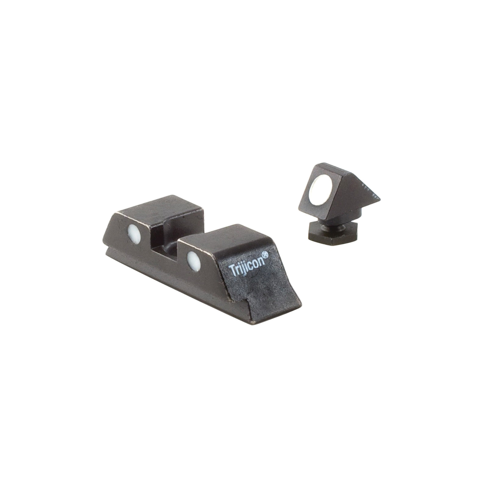 Trijicon Bright & Tough Front/Rear Steel Sight Set for Glock 17MOS and 19MOS Pistols - 600234