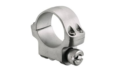 Ruger Standard, Ring, 1" Low(3), Matte Stainless Finish, 3KHM, Sold Individually