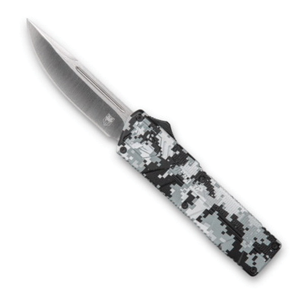CobraTec Knives Drop Point Lightweight Knife, 3.25", Winter Digi Camo - WDCCTLWDNS