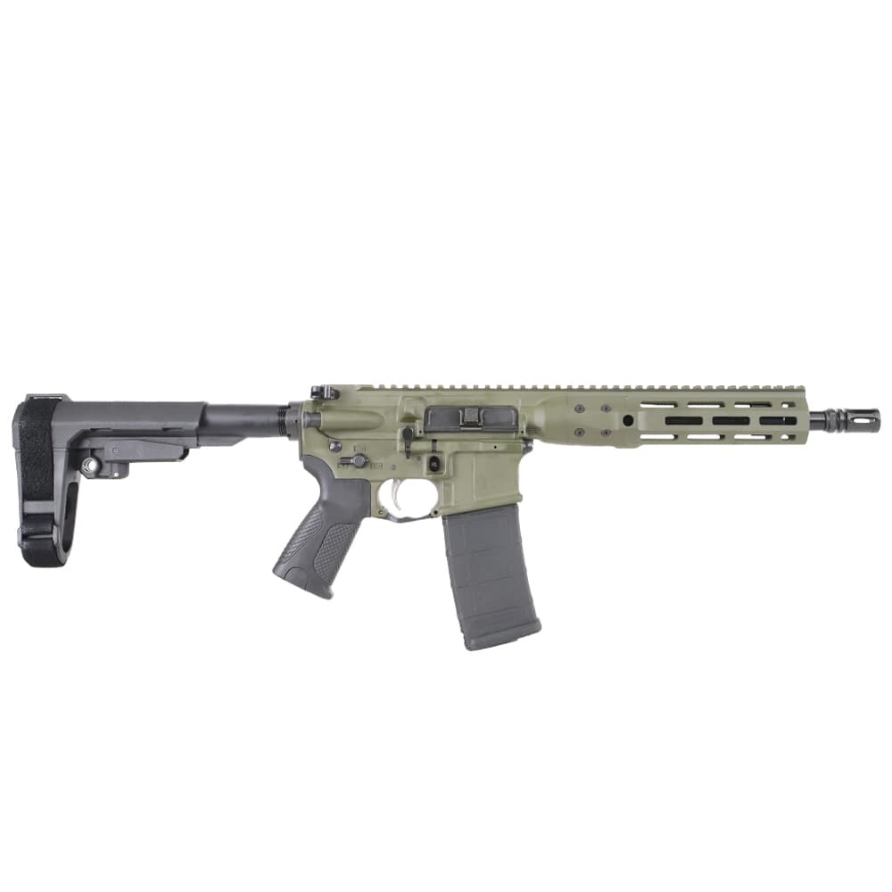 LWRC ICDI 5.56 NATO 10.5" 30rds Semi-Auto Pistol, OD Green