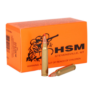 HSM AMMO 223 Remington 55Gr V-Max 50rd