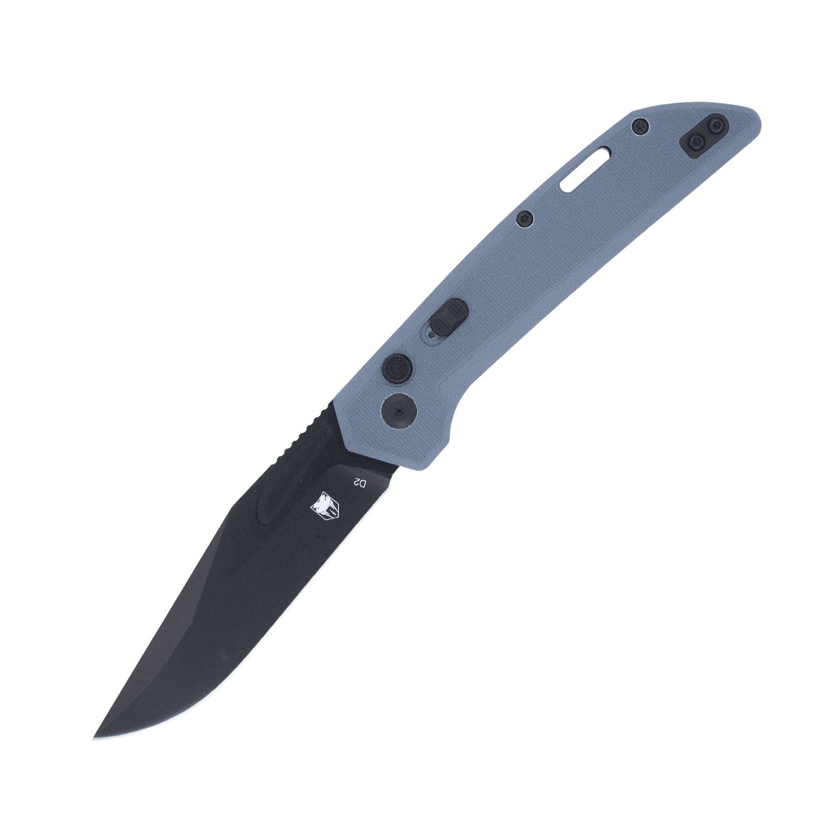 CobraTec Knives Naja Folding Clip Point Knife, Slate Grey - CTNAJSLGRY