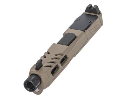 PSA Dagger Complete SW6 RMR Slide Assembly With Threaded Barrel, Flat Dark Earth