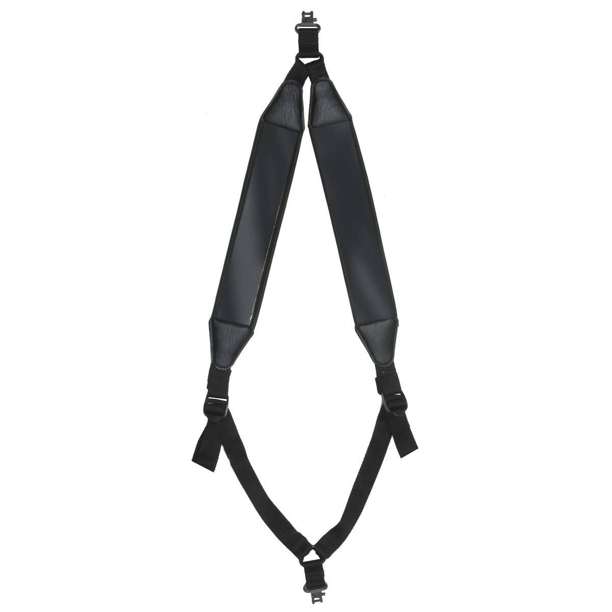 Outdoor Connection 21" X 2" Backpack Super Sling w/Wire Formed Swivels, Black