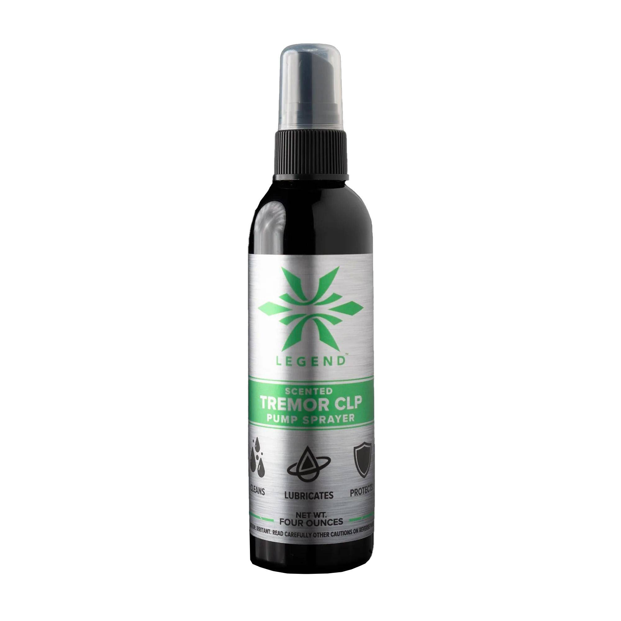Legend Tremor Scented CLP Pump Spray 4oz - Firearm Cleaner Lubricant Protectant