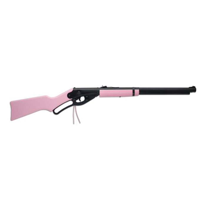 Daisy Outdoor Products Pink Carbine Model 1998 .177 Lever Cocking Spring Air Rifle, Painted Solid - 991998-623