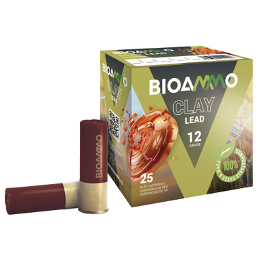 Winchester BIOAMMO TARGET 12 Gauge 2.75" #8 1 oz Lead Shotshell 25 Round Box 250 Round case
