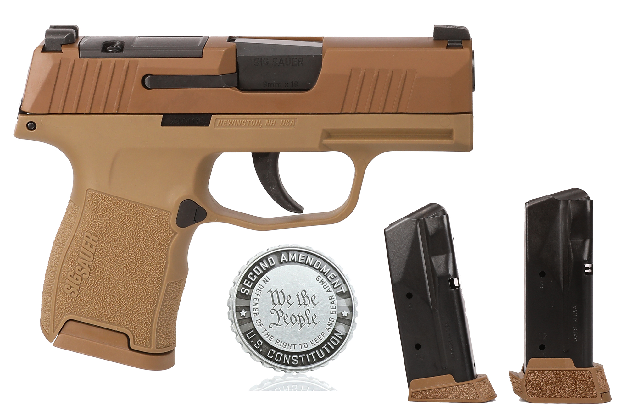 SIG SAUER P365 9mm 10+1 Coyote Semi-Auto Pistol