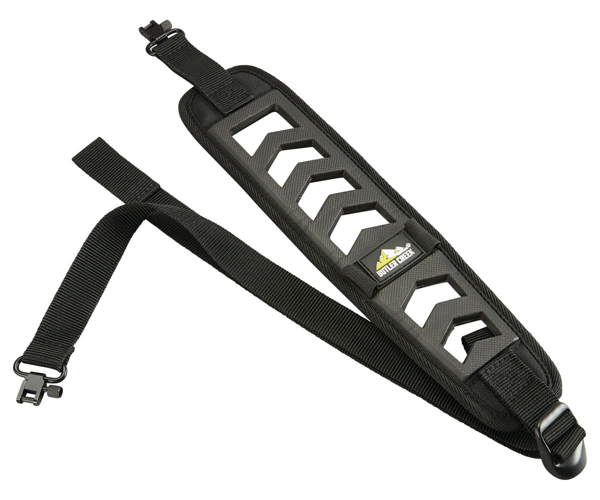 Butler Creek Featherlight Narrow Adjustable Sling With Swivels, Black - 190038