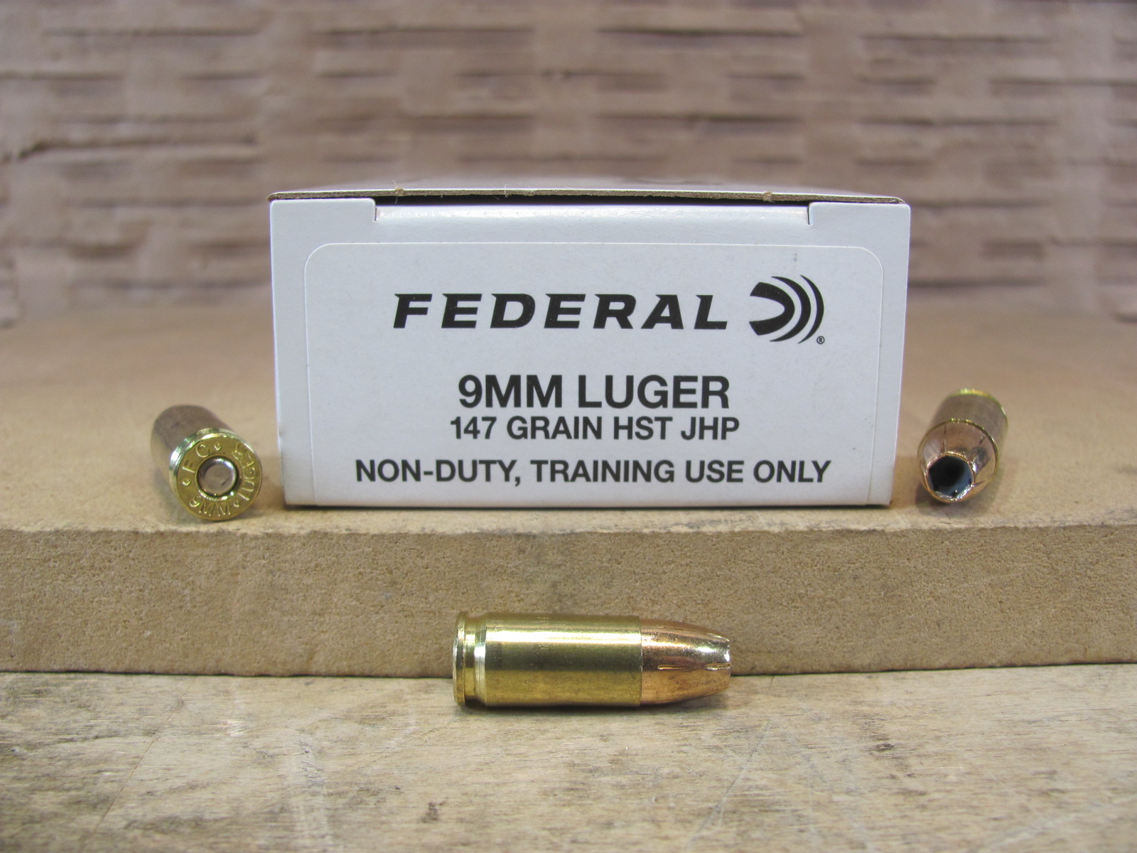 500 Round Case – 9mm Luger 147 Grain HST Hollow Point Non-Duty Federal Training Use Only Ammo – ND9HST2