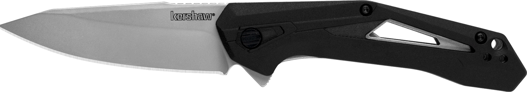 Kershaw - 1385 - Airlock 3.00 Folding Drop Point Plain Black Knife