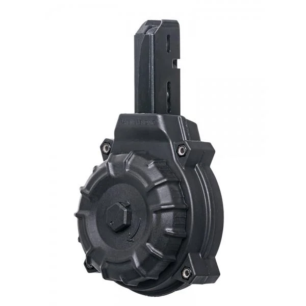 ProMag AR-15 Drum Magazine for Colt / SMG Type 9mm 50/rd Black Polymer