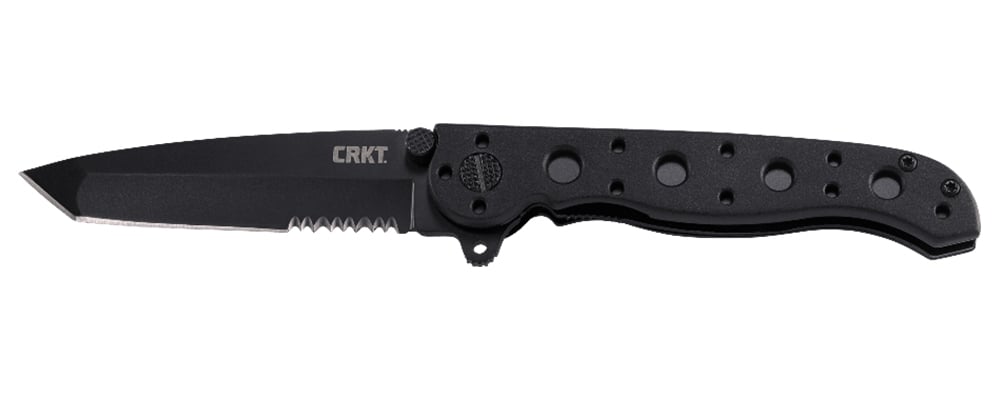 CRKT M16 Z Tanto Knife w/ Triple Point Serrations, Black