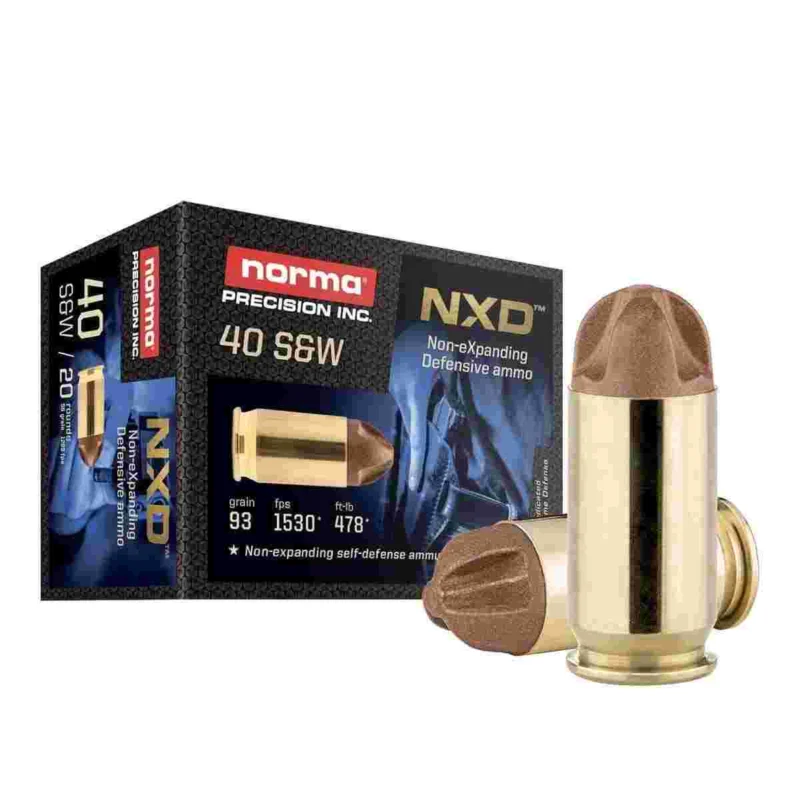 Norma NXD Handgun Ammunition .40 S 93gr NXD 1531 fps 20/ct