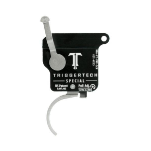 TriggerTech Rem 700 Special Curved Trigger Single Stage Stainless Steel/Black