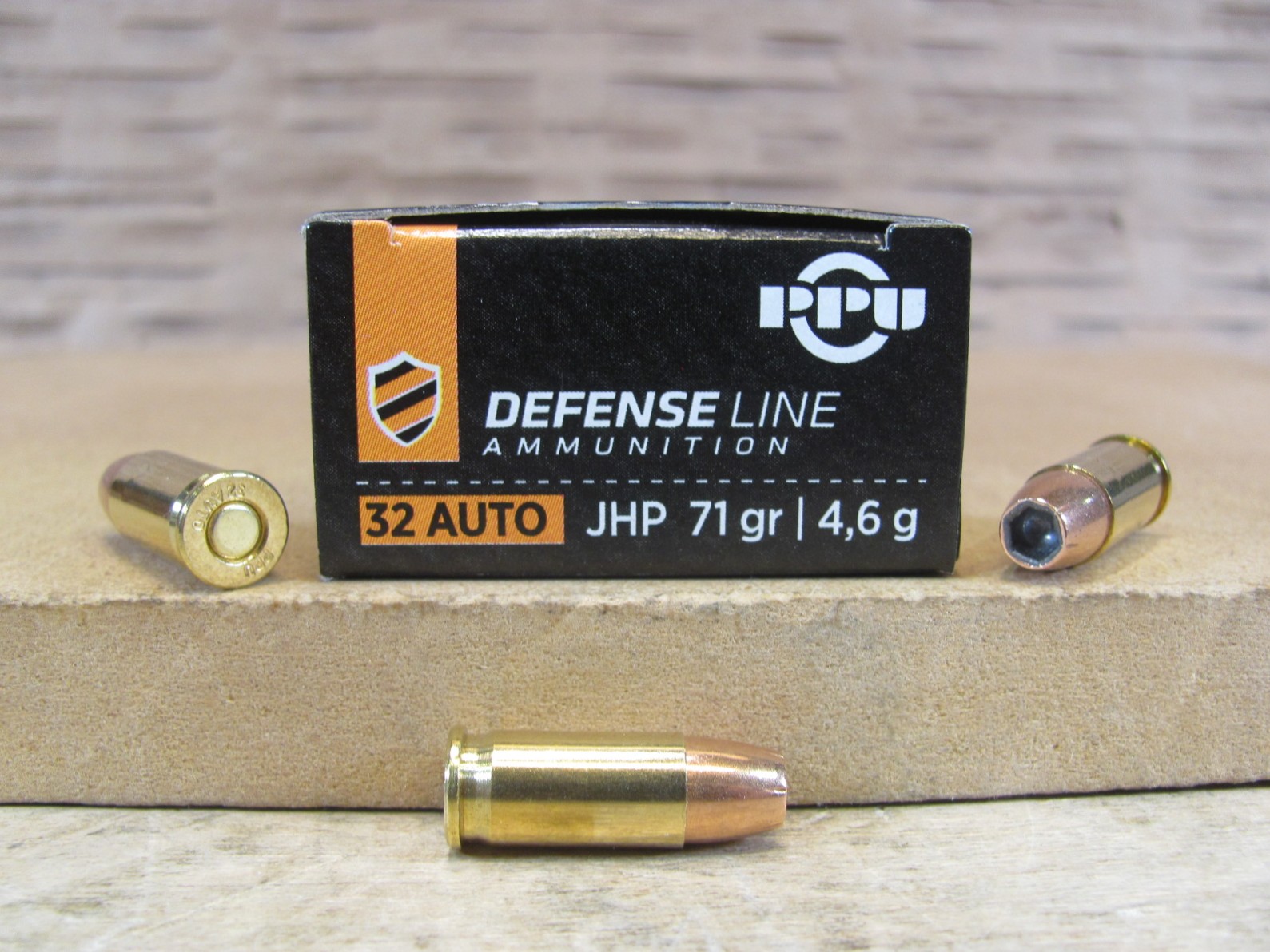 1000 Round Case – 32 ACP Auto Prvi Partizan 71 Grain Jacketed Hollow Point Ammo – PPD32A