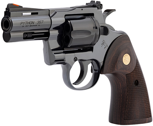 Colt Python 357 Magnum 3" Blued Revolver with Walnut Grip