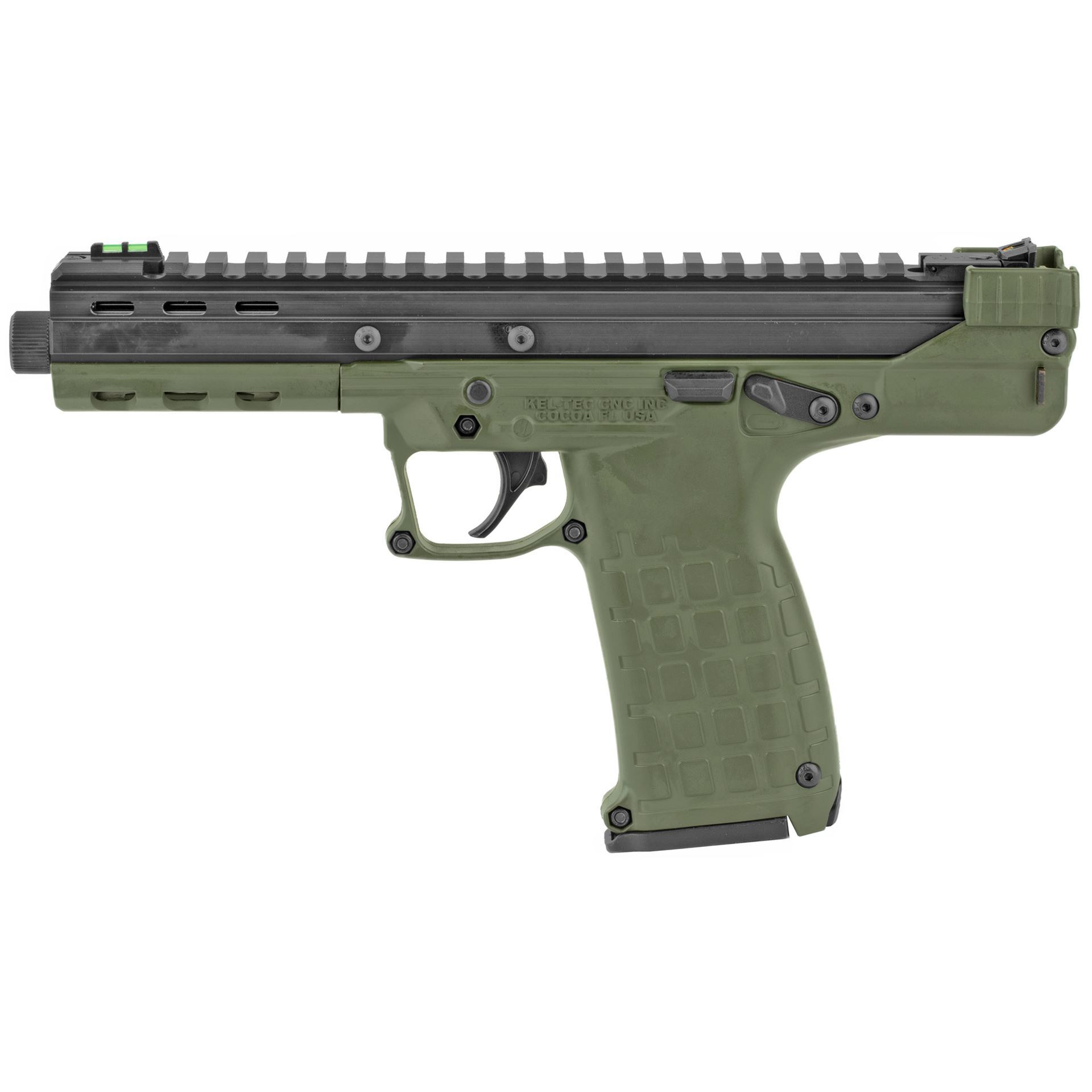 KelTec CP33 Pistol 22LR 33 RD Threaded Barrel Green