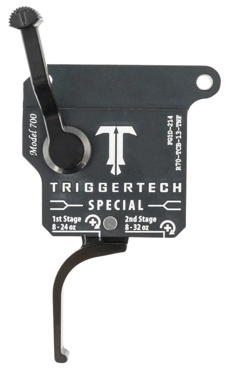 TriggerTech R70TCB13TNF Special Two-Stage Flat Trigger with 1-3.50 lbs Draw Weight Matte Gray w/Black Parts Finish for Remington 700 Right