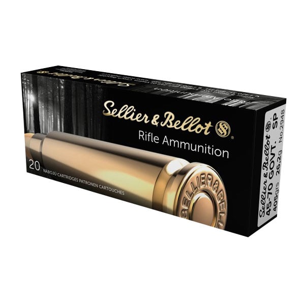Sellier & Bellot SB4570A Rifle 45-70Gov 405gr Soft Point 20 Per Box/12 Case - No Credit Card Fees - Low, flat rate shipping