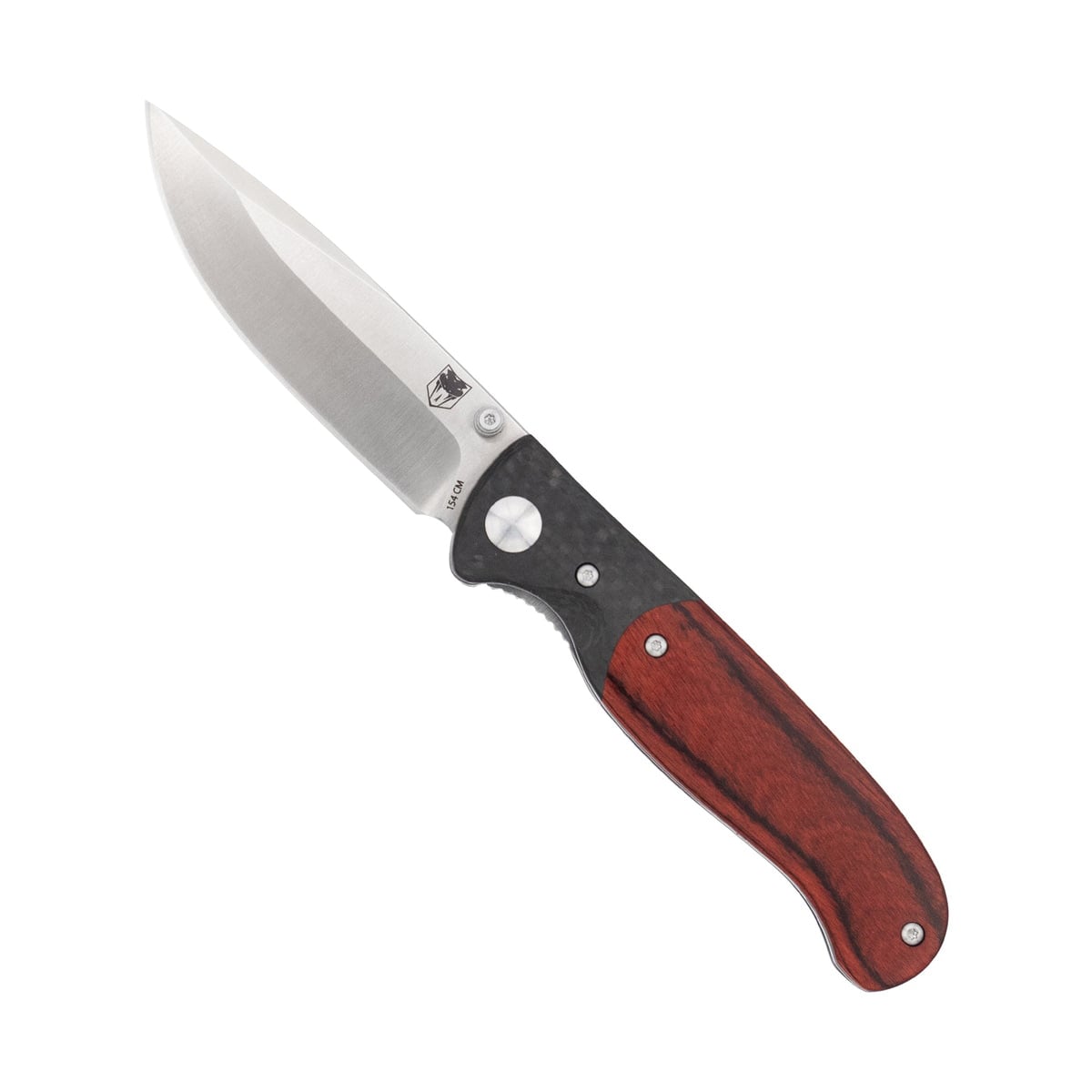 CobraTec Knives Baron EDC Folding Knife Drop Point - Durable Handle, Perfect for Daily Carry and Tactical Tasks - CTBRN