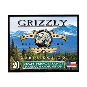 Grizzly Ammo High Performance 38 Special 148gr Full Metal Jacket Flat Point Brass Case 20 Rounds GC38SP9