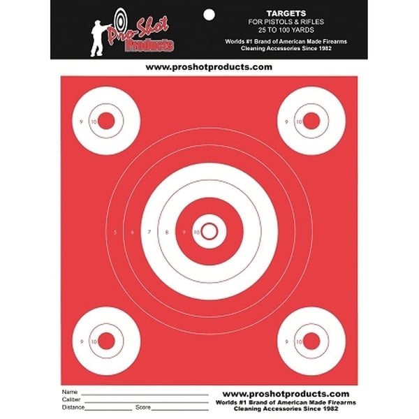ProShot Bullseye Target, Orange/White