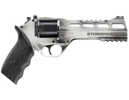 Chiappa Rhino Revolver 60DS Stormhunter Handgun .357 Mag 6rd Capacity 6″ Barrel White Silver with Black Grip - No Credit Card Fees - Low, flat rate shipping