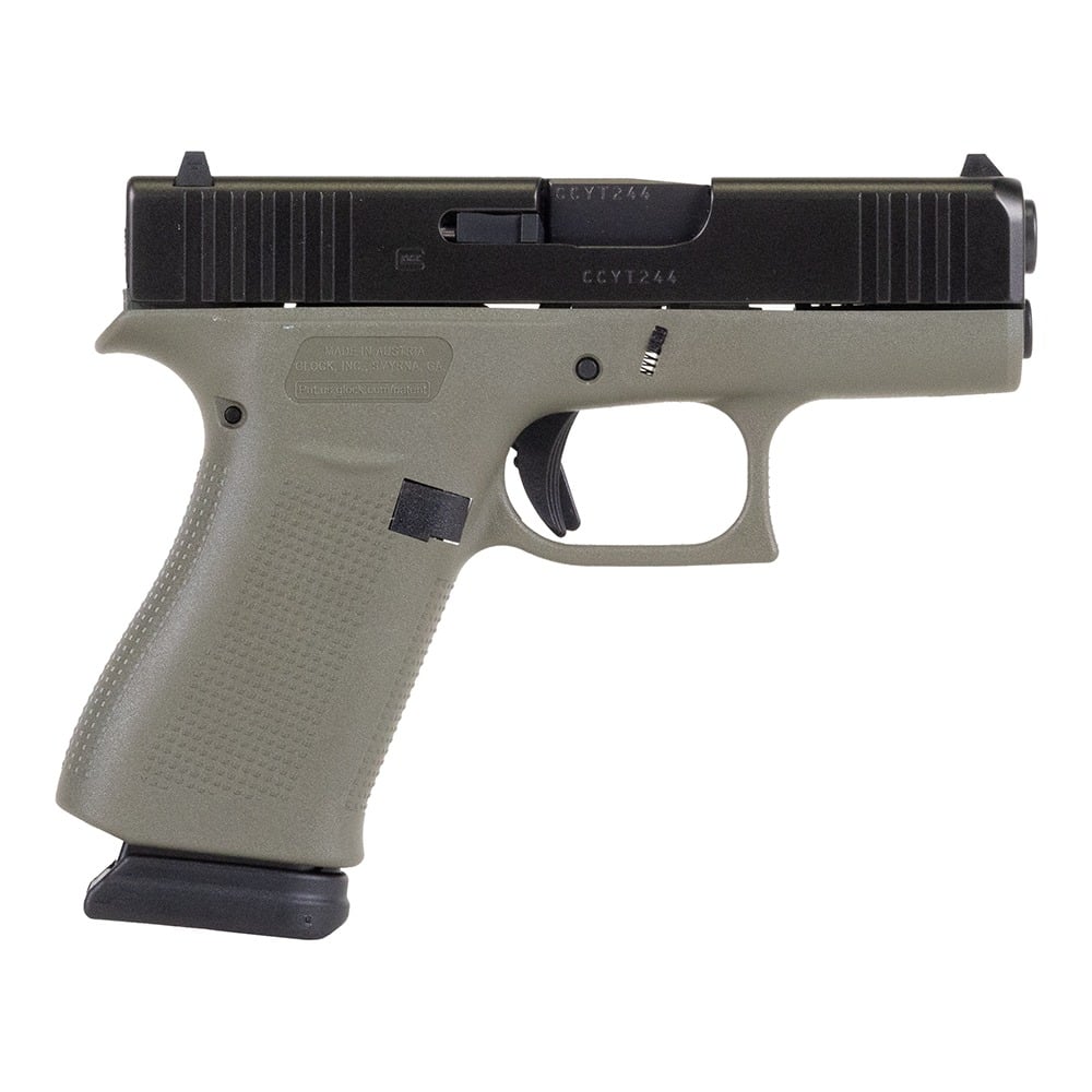 Glock 43X 9mm 3.41" 15rd Battefield Green Pistol - GLOGPX4350203BFG
