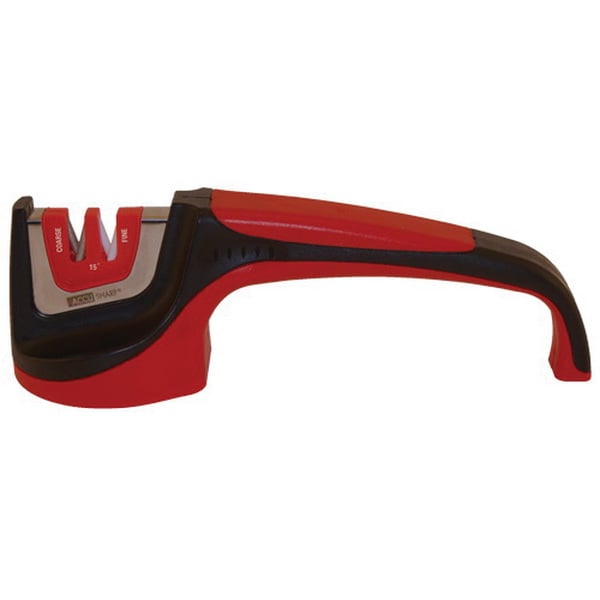 AccuSharp Asian-Style Diamond Coated Ceramic Knife Sharpener, Red - 052C