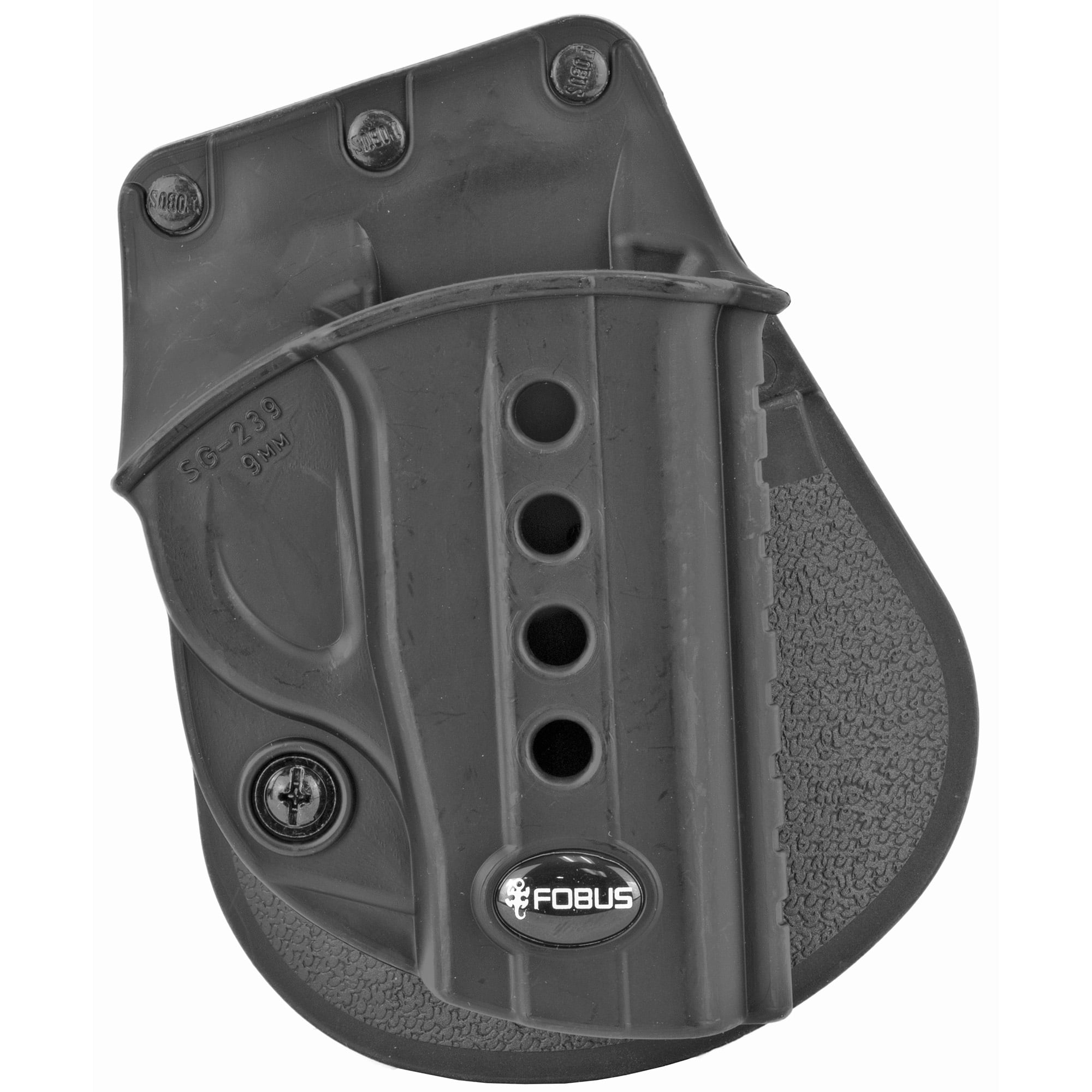 Fobus E2 Paddle Holster, Fits Sig P239, Right Hand, Kydex , Black