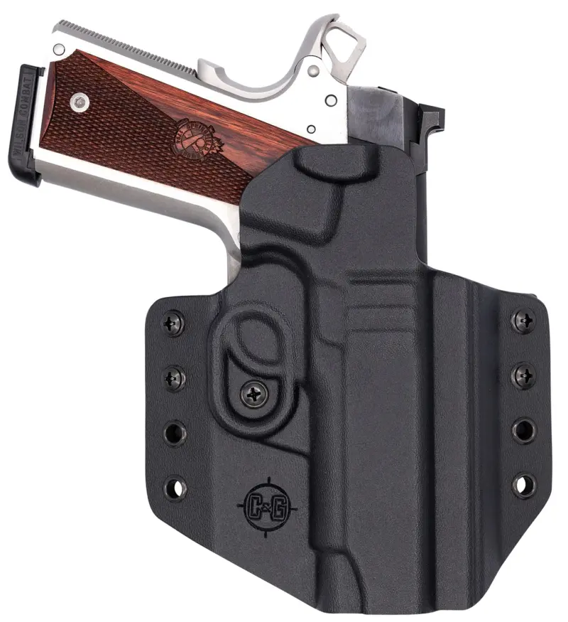C Holsters 1856100 Covert OWB Black Kydex Belt Loop Fits 1911 4.25"/ Wilson Combat EDC X9 Right Hand