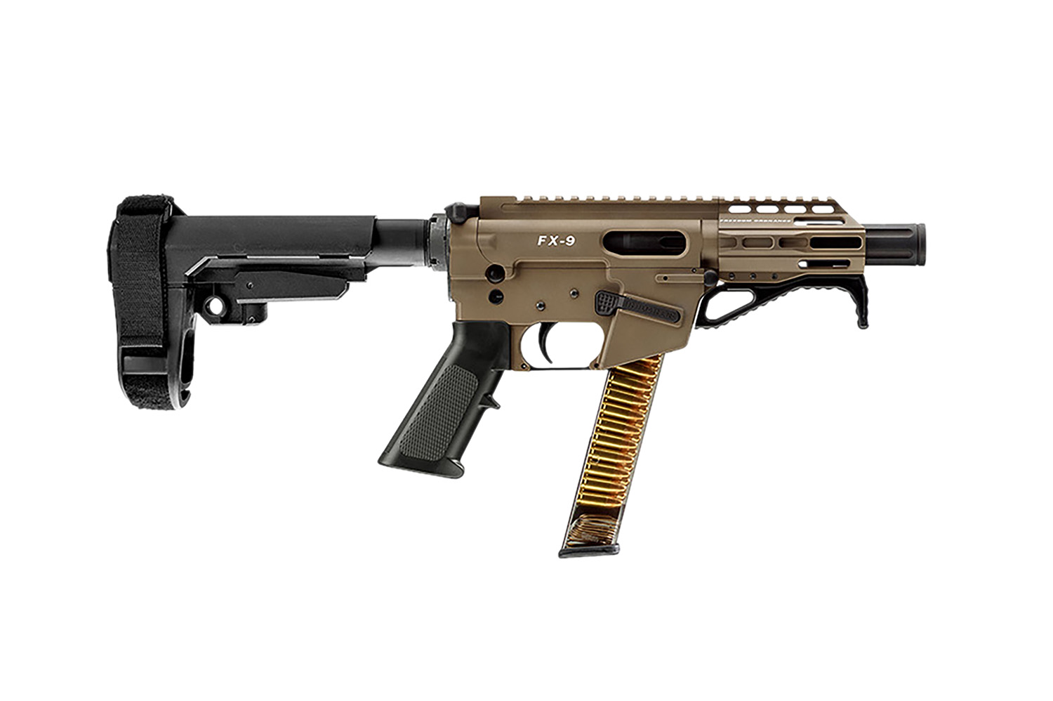 Freedom Ordnance FX9P4S-FDE 9mm AR Pistol 31+1 FDE