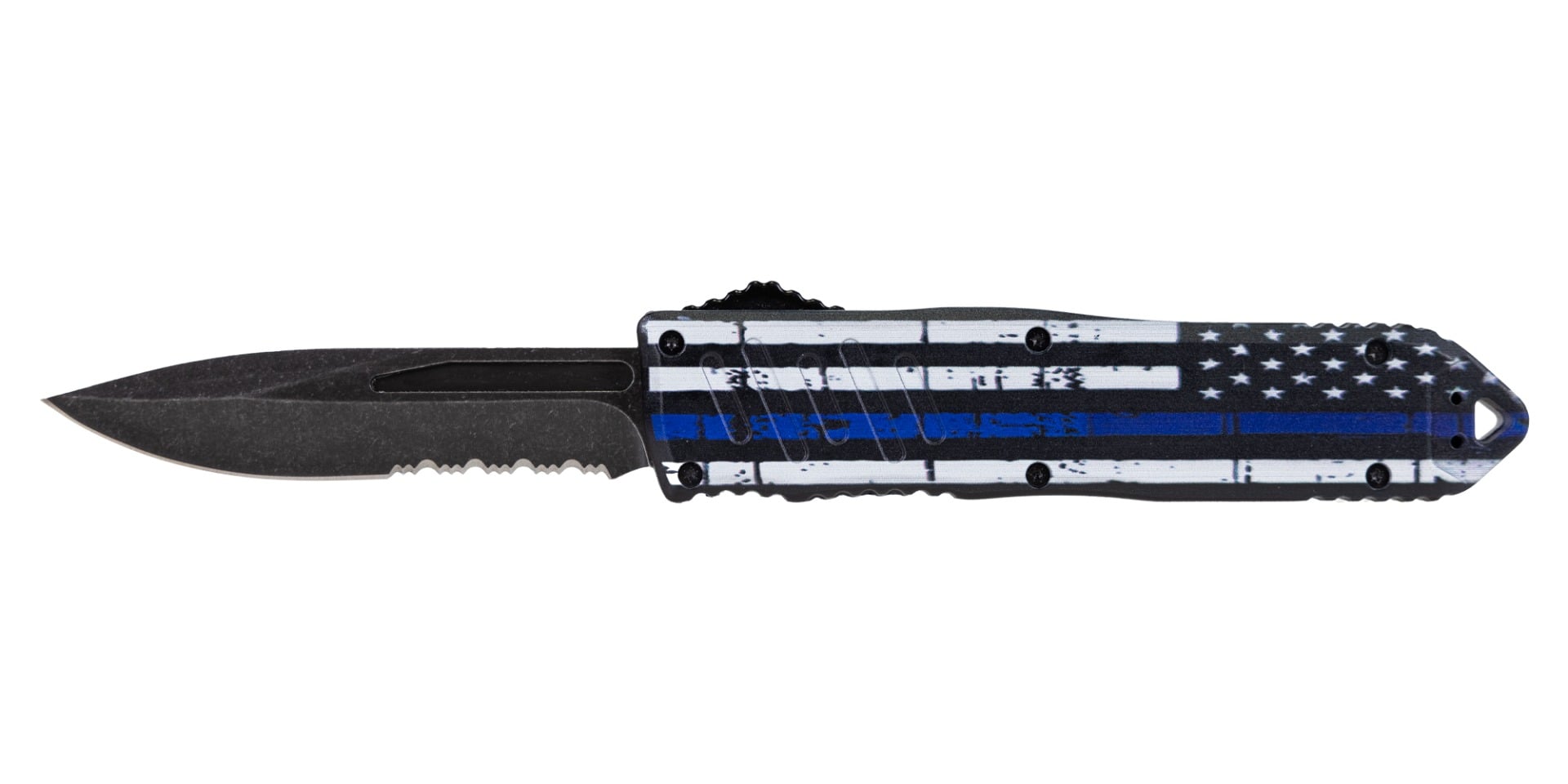 Master Cutlery Otf Pocket Knife, 9.00" Overall - KN-8108BLLM