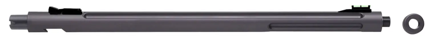 Tactical Solutions 1022SGMG X-Ring Barrel 22 LR 16.50" Gunmetal Gray Finish Aluminum Material Bull with Fluting, Threading Sights for Ruger 10/22