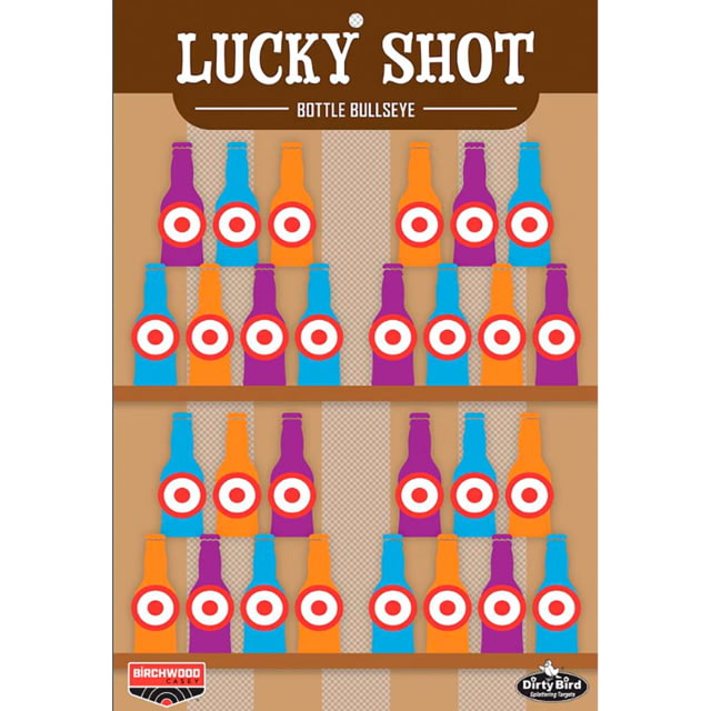 Birchwood Casey Dirty Bird Lucky Shot Bottles 12x18in Target