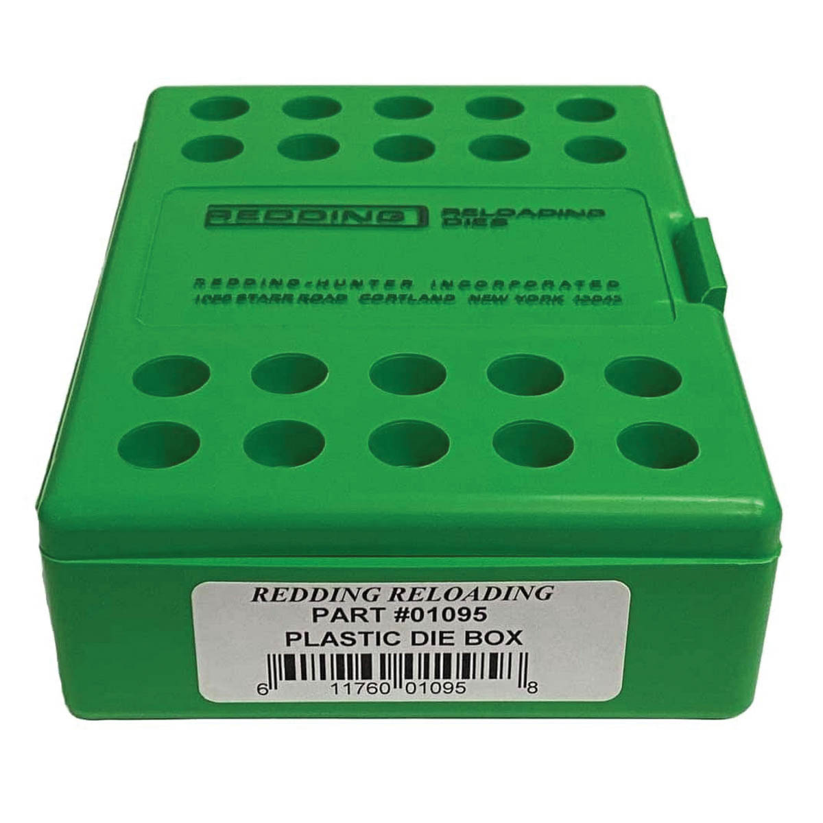 Redding Reloading Equipment Large Die Storage Box, Green