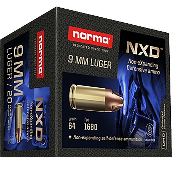 Norma NXD 9mm Ammo 64 Gr, 20rds - 611140020
