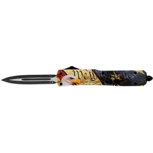 TEMPLAR KNIFE SLIM OTF EAGLE 3.5 BLACK DAGGER