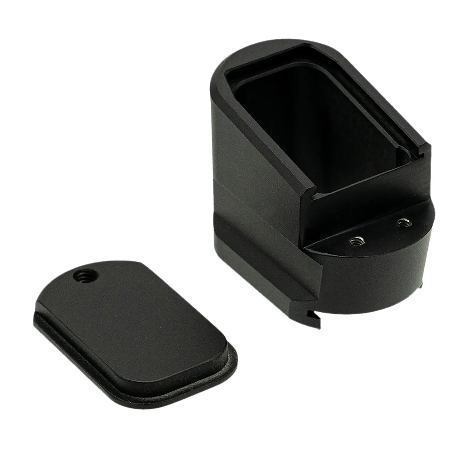 Shield Arms MPME5BLK Magazine Extension 5rd Compatible w/ Shield Arms M 2.0 Black Anodized Aluminum