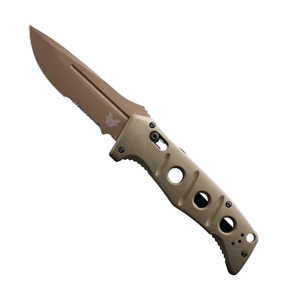 Benchmade Amadas Auto Folding Knife, FDE